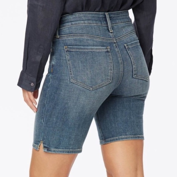*NEW* NYDJ Ella Denim Jean Shorts - Picture 2 of 12